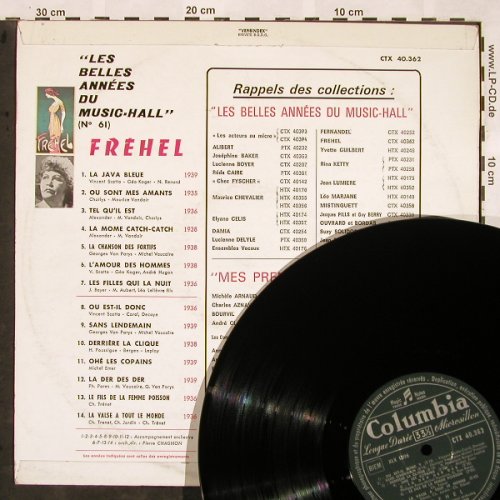Frehel: Les Belles Annees du Music-Hall, Columbia(CTX 40.362), F, stoc,  - LP - X1313 - 12,50 Euro