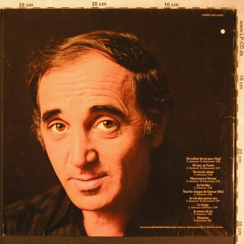 Aznavour,Charles: Visages de L'amour, Foc, vg+/m-, Barclay(BLP 16.060), D, co, 1974 - LP - X4760 - 5,50 Euro