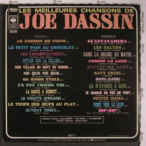 Dassin,Joe: Les Milleures Chansons de, Foc, CBS (S66229), F Typ: 2LP Best.-Nr.: X5348 Preis: 9,00 Euro