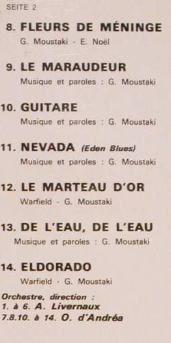 Moustaki,Georges: Prelude, EMI(C 062-10 400), D, 1970 - LP - X8323 - 9,00 Euro