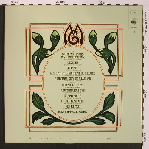 Montagne,Gilbert: De La Musique, Foc, CBS(CBS 65 840), F, 1973 - LP - X8740 - 9,00 Euro