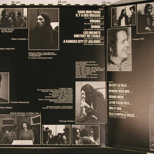 Montagne,Gilbert: De La Musique, Foc, CBS(CBS 65 840), F, 1973 - LP - X8740 - 9,00 Euro