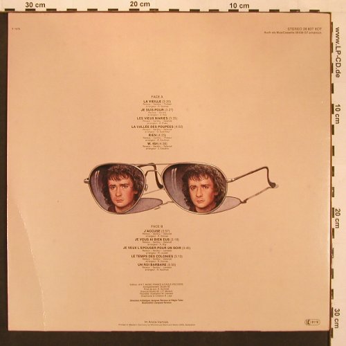 Sardou,Michel: Same, Nr.1 in Frankreich, Ariola(28 607 XOT), D, m /vg+, 1976 - LP - X9031 - 7,50 Euro