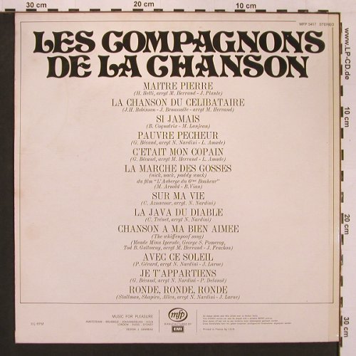 Compagnons de la Chanson: Same, m-/vg+, MFP (5417), F Typ: LP Best.-Nr.: X9068 Preis: 5,00 Euro
