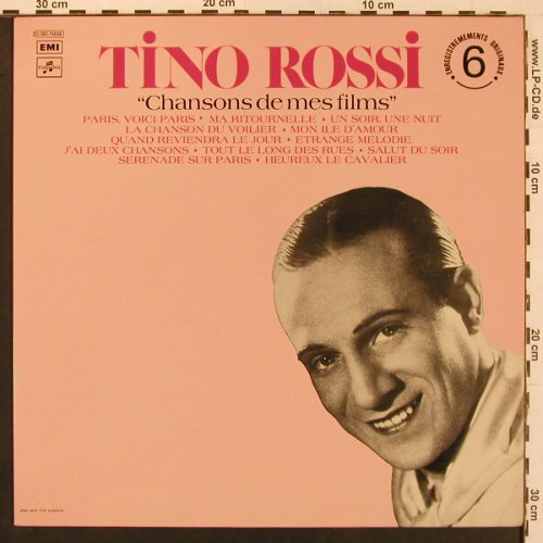 Rossi,Tino: Chansons de mes films (vol.6), Columbia(C 062-15606), F, 1978 - LP - X9850 - 9,00 Euro
