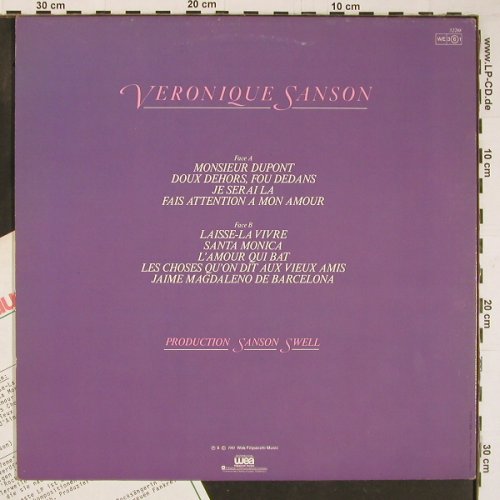 Sanson,Veronique: Laisse-la Vivre, Elektra(52288), F, Facts, 1981 - LP - Y1171 - 9,00 Euro