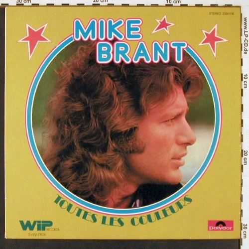 Brant,Mike: Toutes Les Couleurs, Polydor (2393 116), D, 1975 Typ: LP Best.-Nr.: Y126 Preis: 6,00 Euro