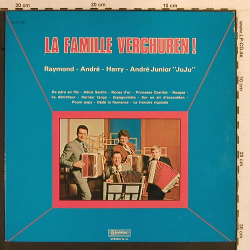 La Famille Verchuren: Raymond/Andre/Harry/Andre jr,'JuJu', Musidisc (30 CV 1261), F Typ: LP Best.-Nr.: Y1931 Preis: 6,00 Euro