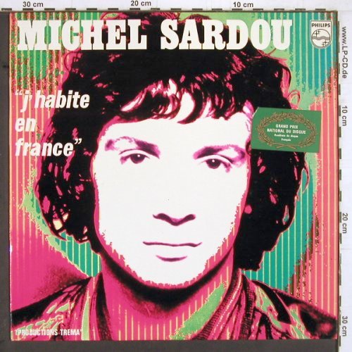 Sardou,Michel: J'Habite en France, m /vg+, Philips(6311 056), F, 1970 - LP - Y2102 - 9,00 Euro