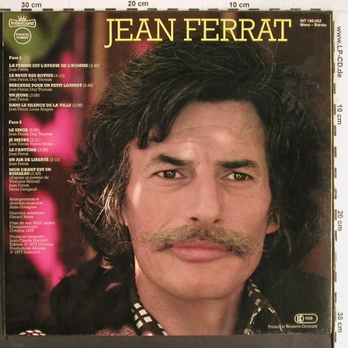 Ferrat,Jean: Same, Intercord (160.062), D, 1977 Typ: LP Best.-Nr.: Y2561 Preis: 7,50 Euro