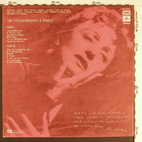 Piaf,Edith: Volume 1, m-/vg+, EMI/Columbia, Ri(054-10 358), I, 1970 - LP - Y2921 - 6,00 Euro