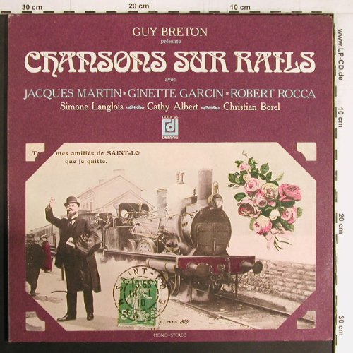 V.A.Chansons Sur Rails: Ginette Garcin...Jacques Martin,Foc, Deesse(DDLX 96), F, Mono,  - LP - Y3005 - 7,50 Euro