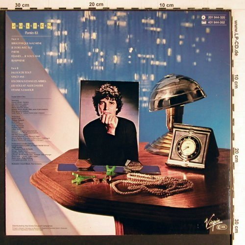 Clerc,Julien: Pantin 83, Virgin (201 944-320), D, 1982 Typ: LP Best.-Nr.: Y3013 Preis: 6,00 Euro