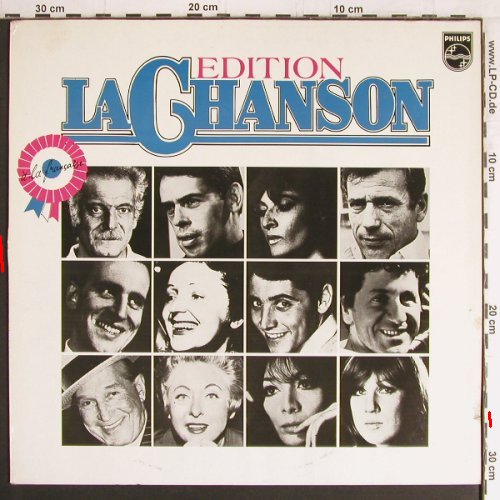 V.A.Edition La Chanson: Greco...Montand, 12Tr., m-/vg+, Philips(6830 328), D,  - LP - Y3136 - 5,00 Euro