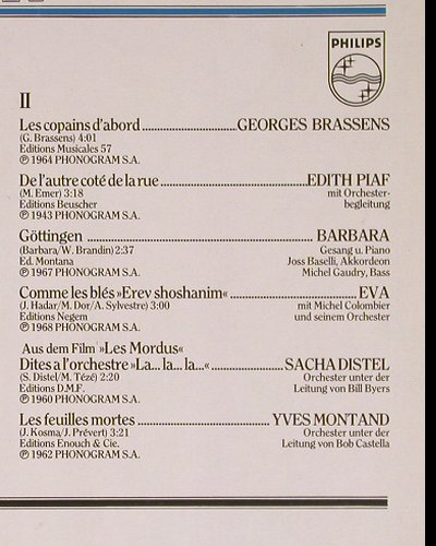 V.A.Edition La Chanson: Greco...Montand, 12Tr., m-/vg+, Philips(6830 328), D,  - LP - Y3136 - 5,00 Euro