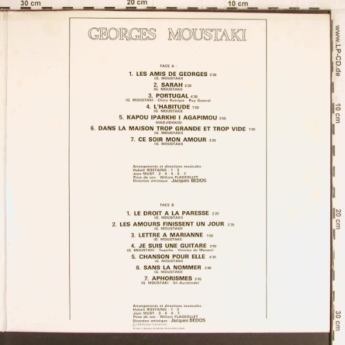 Moustaki,Georges: Same, Foc, Polydor(2393 110), D, 1974 - LP - Y3263 - 7,50 Euro