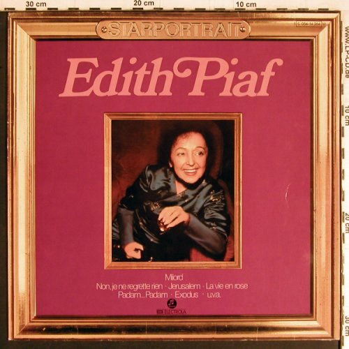 Piaf,Edith: Starportrait, Columbia(C 054-14 264), D, Mono,  - LP - Y3556 - 7,50 Euro