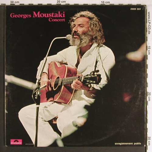 Moustaki,Georges: Concert, Foc, Polydor(2669 007), F, 1973 - 2LP - Y3973 - 9,00 Euro