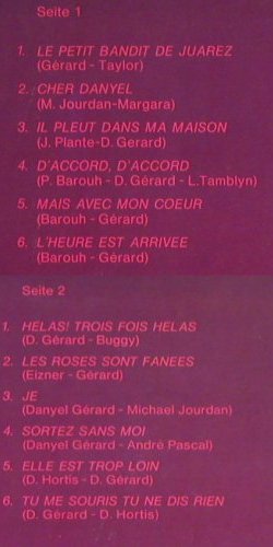 Gerard,Danyel: Same, Metronome (KMLP 343), D, 1971 Typ: LP Best.-Nr.: Y4248 Preis: 7,50 Euro