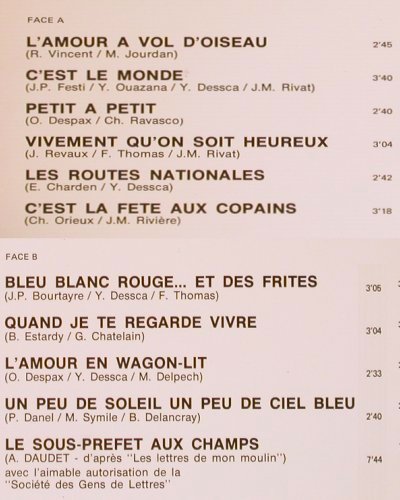 Amont,Marcel: Same, Foc, CBS (S 65 361), NL, 1973 Typ: LP Best.-Nr.: Y4700 Preis: 7,50 Euro