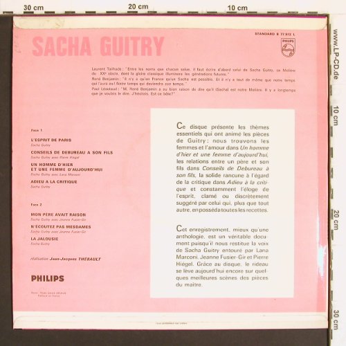 Guitry,Sacha: Collection TheatreL'Esprit de Paris, Philips (B 77.972 L), F, 1964 Typ: LP Best.-Nr.: Y4960 Preis: 9,00 Euro