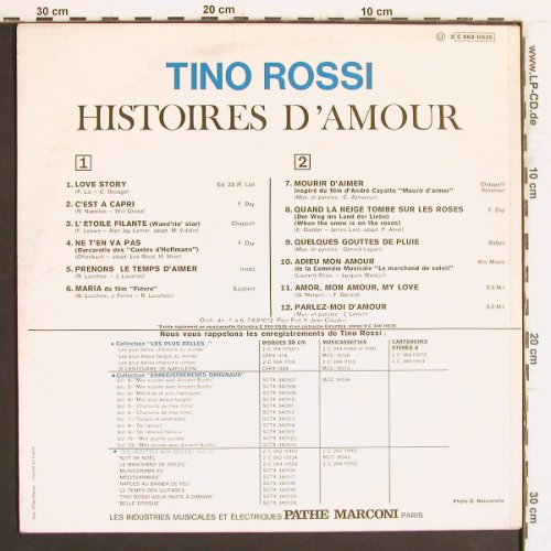 Rossi,Tino: Histoires D'Amour, Columbia(C 062-11535), F,  - LP - Y4975 - 7,50 Euro