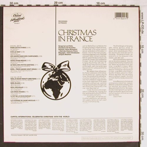 Les Petits Chanteurs de Versailles: Christmas in France, Capitol (SP-32217), US/CDN Typ: LP Best.-Nr.: Y5097 Preis: 7,50 Euro