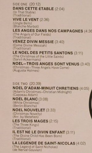 Les Petits Chanteurs de Versailles: Christmas in France, Capitol (SP-32217), US/CDN Typ: LP Best.-Nr.: Y5097 Preis: 7,50 Euro