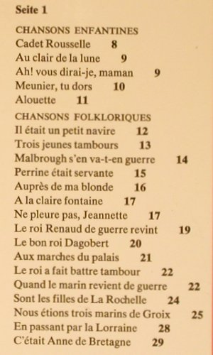 V.A.Chantons Gaiement: 40 Französiche Lieder, MD Schallplatte(Diesterweg 8160), D, 1975 - LP - Y5339 - 7,50 Euro