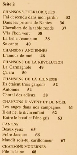 V.A.Chantons Gaiement: 40 Französiche Lieder, MD Schallplatte(Diesterweg 8160), D, 1975 - LP - Y5339 - 7,50 Euro