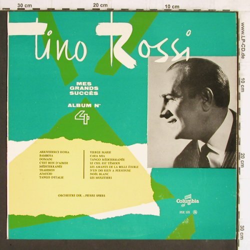 Rossi,Tino: Mes Grandes Succes,Album N4, Columbia(FSX 121), F,  - LP - Y5448 - 9,00 Euro