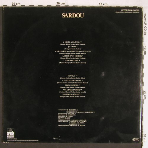 Sardou,Michel: Sardou,Foc, Ariola(200 208-320), D, 1978 - LP - Y5775 - 7,50 Euro