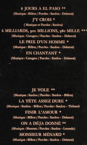Sardou,Michel: Sardou,Foc, Ariola(200 208-320), D, 1978 - LP - Y5775 - 7,50 Euro
