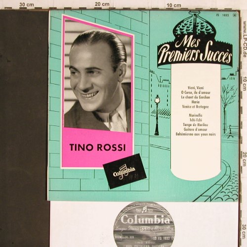 Rossi,Tino: Mes Premiers Succes, Columbia(33 FS 1032), F,  - 10inch - Y5874 - 12,50 Euro