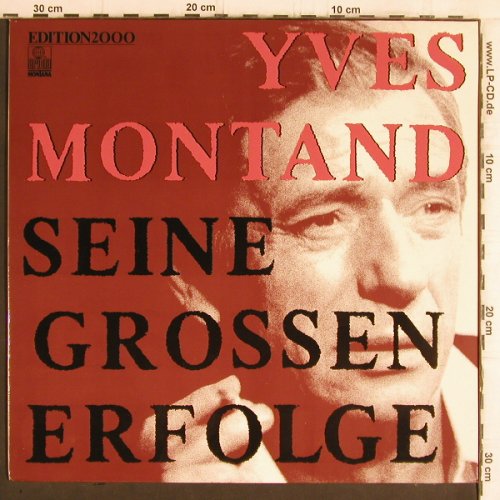 Montand,Yves: Seine Grossen Erfolge, Ariola/Montana(204 328-320), D,hist rec, 1981 - LP - Y6027 - 7,50 Euro