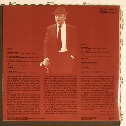 Montand,Yves: Seine Grossen Erfolge, Ariola/Montana(204 328-320), D,hist rec, 1981 - LP - Y6027 - 7,50 Euro