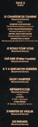 Devos,Raymond: "Je Roule Pour Vous", Philips (9120 243), F, 1977 Typ: LP Best.-Nr.: Y6276 Preis: 6,00 Euro