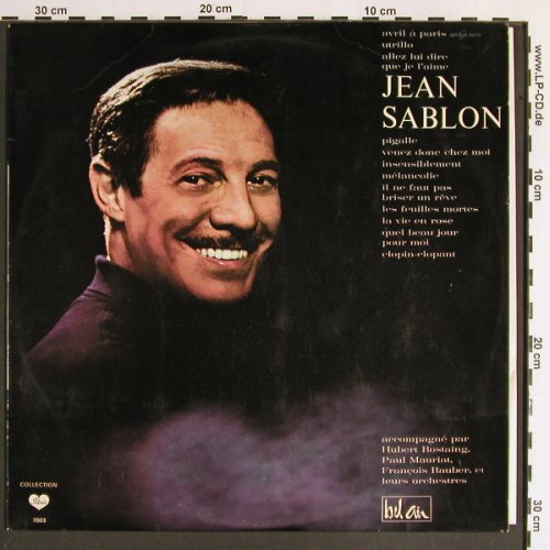 Sablon,Jean: Same, m-/vg+, Bel Air(7003), F,  - LP - Y6388 - 5,00 Euro
