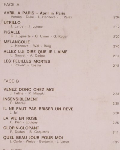 Sablon,Jean: Same, m-/vg+, Bel Air(7003), F,  - LP - Y6388 - 5,00 Euro