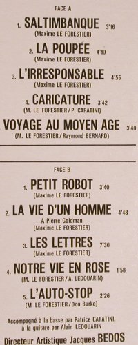 Le Forestier,Maxime: Same,Foc, Polydor (2473 046), F, 1975 Typ: LP Best.-Nr.: Y6681 Preis: 7,50 Euro