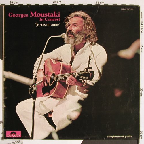 Moustaki,Georges: In Concert-Je Suis Un Autre,Foc, Polydor, wh.Muster(2679 022), D, 1973 - 2LP - Y6781 - 7,50 Euro
