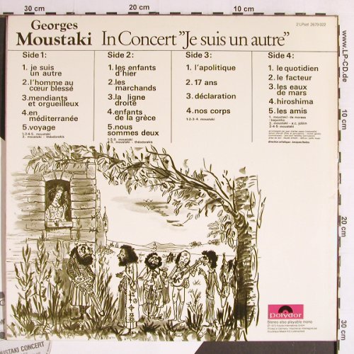 Moustaki,Georges: In Concert-Je Suis Un Autre,Foc, Polydor, wh.Muster(2679 022), D, 1973 - 2LP - Y6781 - 7,50 Euro