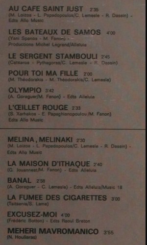 Mercouri,Melina: L'Oeillet Rouge, Polydor(2393 051), D, 1973 - LP - Y6825 - 7,50 Euro