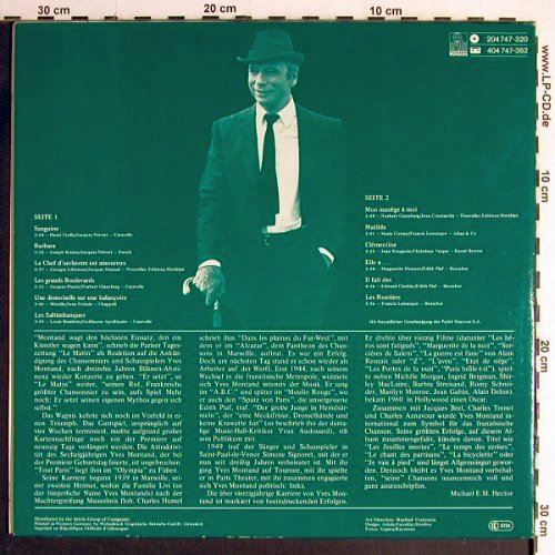 Montand,Yves: Seine Grossen Erfolge 2 Folge, Foc, Ariola Edition2000(204 747-320), D,Hist.rec, 1982 - LP - Y6827 - 7,50 Euro