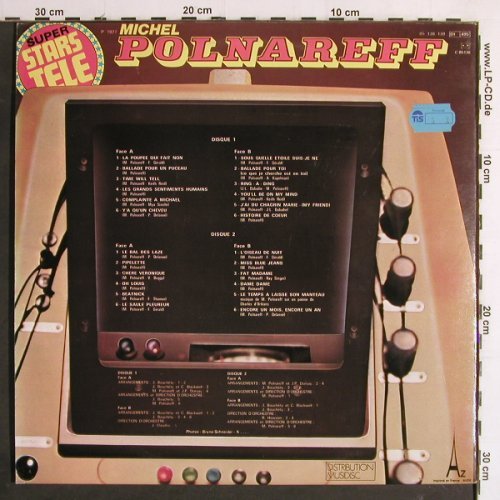 Polnareff,Michel: Super Stars Tele, Foc - La Popee.., Disc'AZ(85 138/139-AZ), F, 1977 - 2LP - Y7102 - 9,00 Euro
