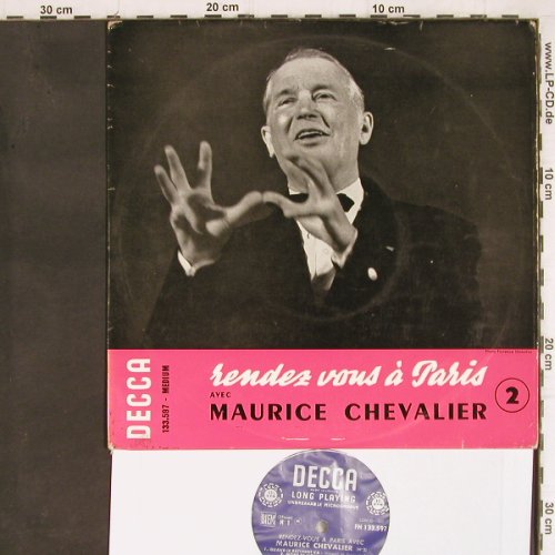 Chevalier,Maurice: Rendez-vous a Paris avec 2, m /vg+, Decca (133.597), D Typ: 10" Best.-Nr.: Y8012 Preis: 6,00 Euro