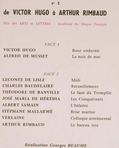 Philipe,Gerard  avec Maria Casares: Villon,Moliere,Hugo,Rimbaud(french), Festival(FLD 166-186), F, 1959 - 2LP - Y8192 - 9,00 Euro