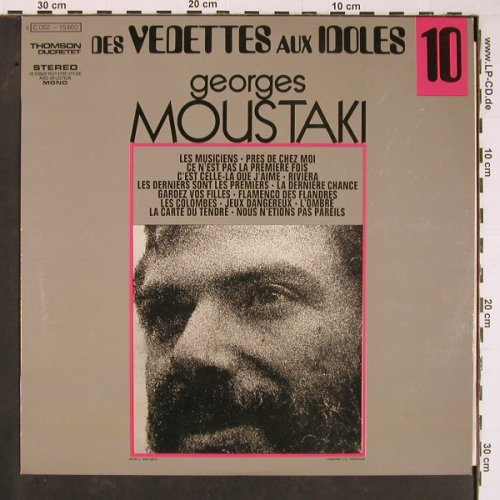 Moustaki,Georges: Des Vedettes au Idoles 10, Ducretet Thomson(C 06215460), F,  - LP - Y860 - 7,50 Euro