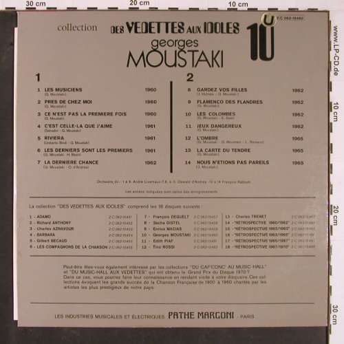 Moustaki,Georges: Des Vedettes au Idoles 10, Ducretet Thomson(C 06215460), F,  - LP - Y860 - 7,50 Euro