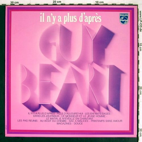 Guy Beart: il n'y a plus d'apres, woc,stoc, Philips (6511 051), F, 1970 Typ: LP Best.-Nr.: Y9463 Preis: 5,00 Euro